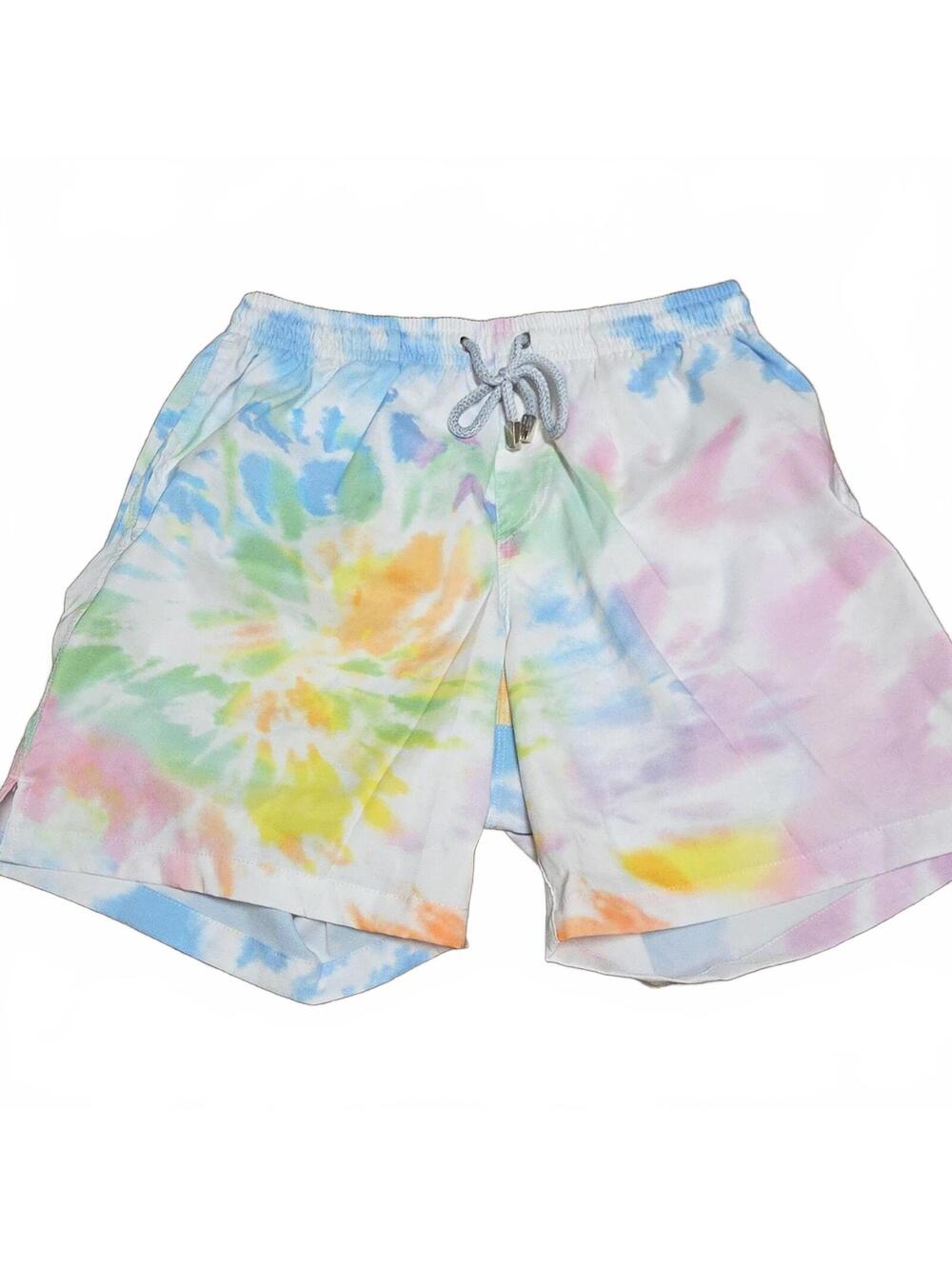 Kenny Flowers | Men's Light Tye-dye Swim Trunks | L